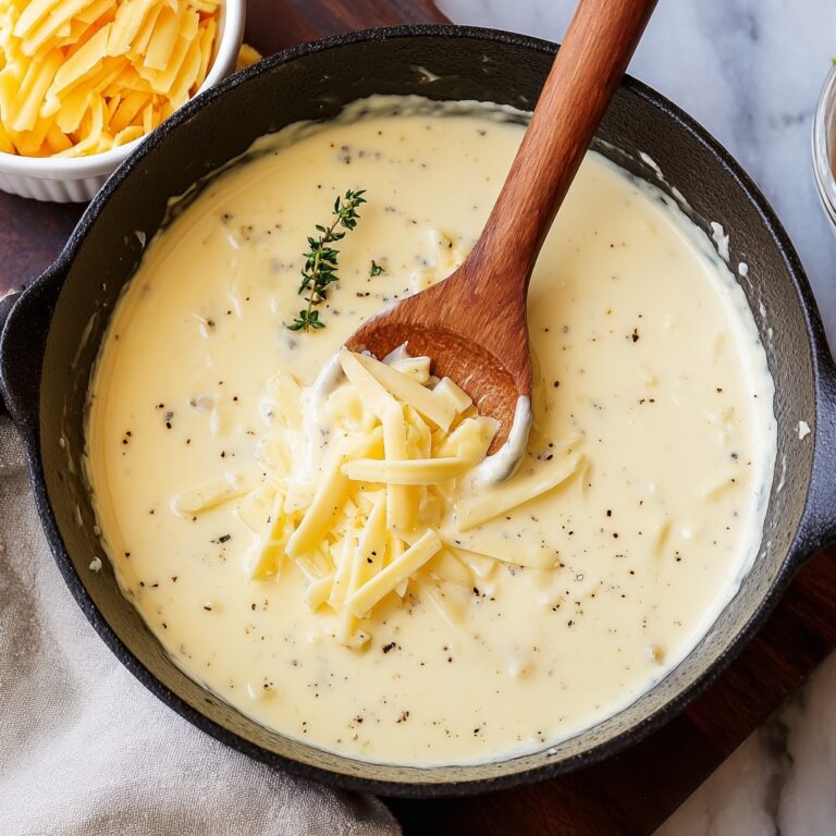 Creamy Alfredo Sauce with Fettuccine Recipe