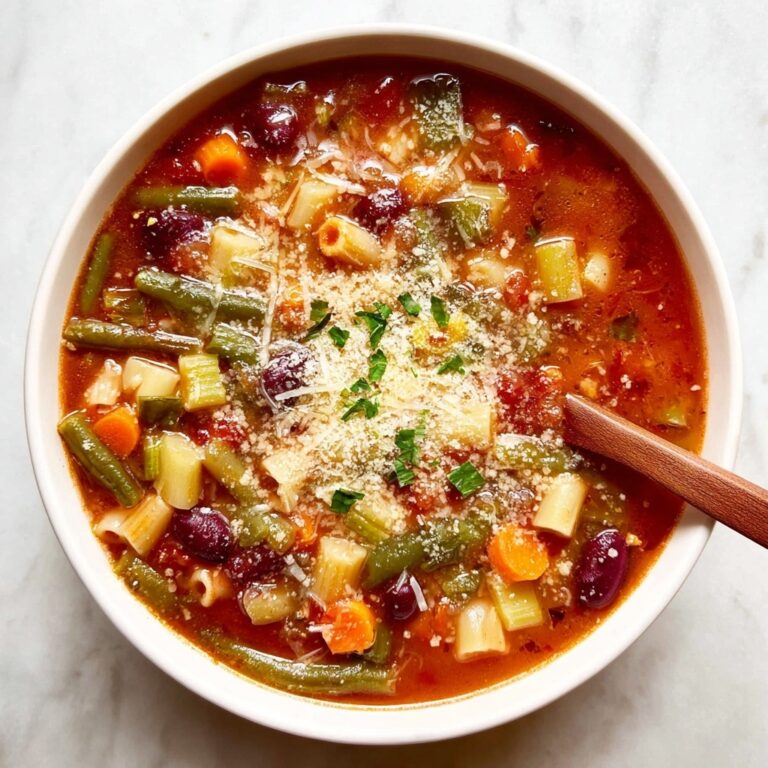Hearty Vegetable Minestrone Soup Recipe
