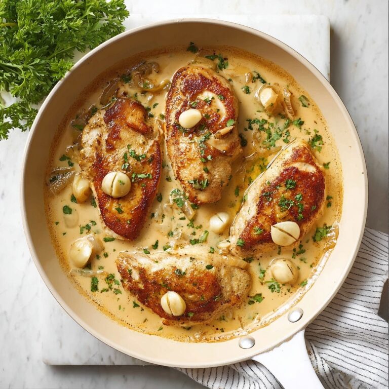 Creamy Garlic Chicken Recipe