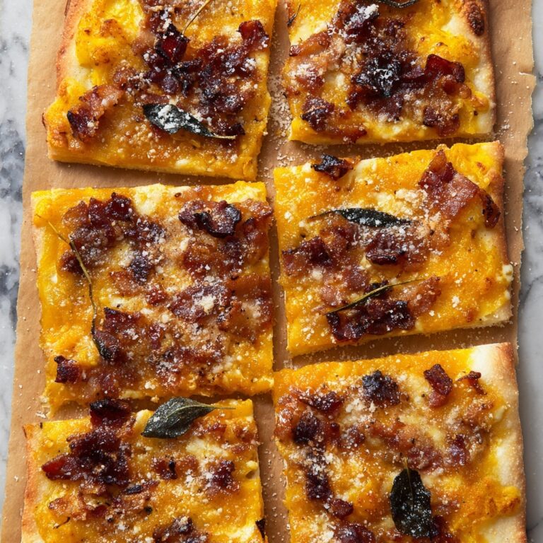 Savory Bacon, Sage & Pumpkin Puff Pastry Pizza Recipe
