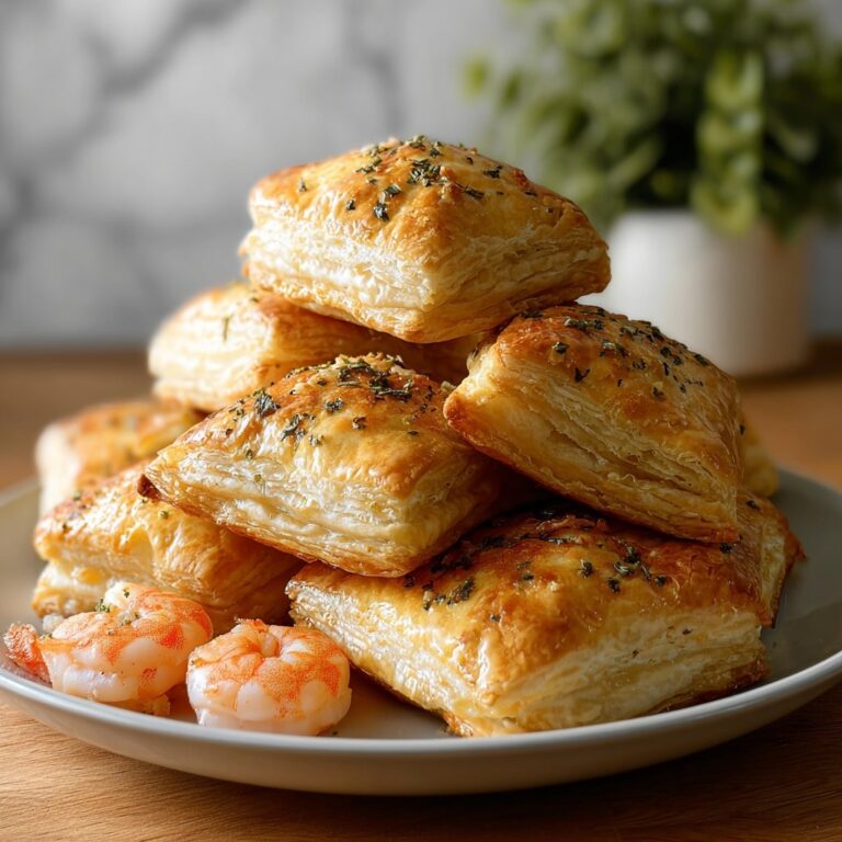 Merry Shrimp Puff Pastry Treats Christmas Appetizer Recipe