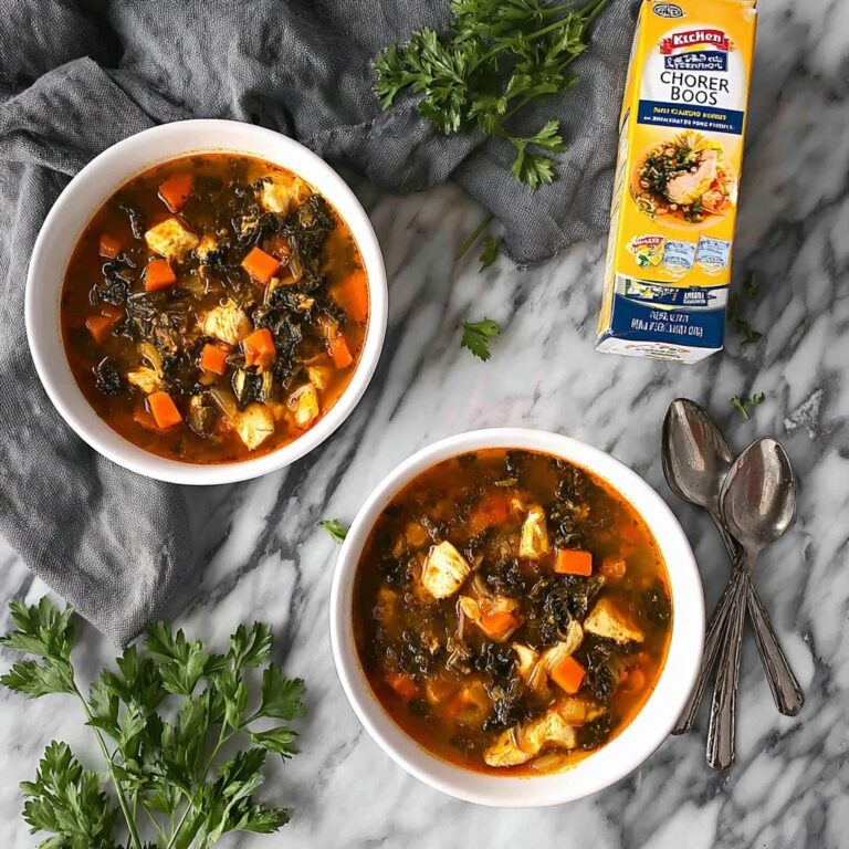 Chunky Turkey Spinach Soup Recipe