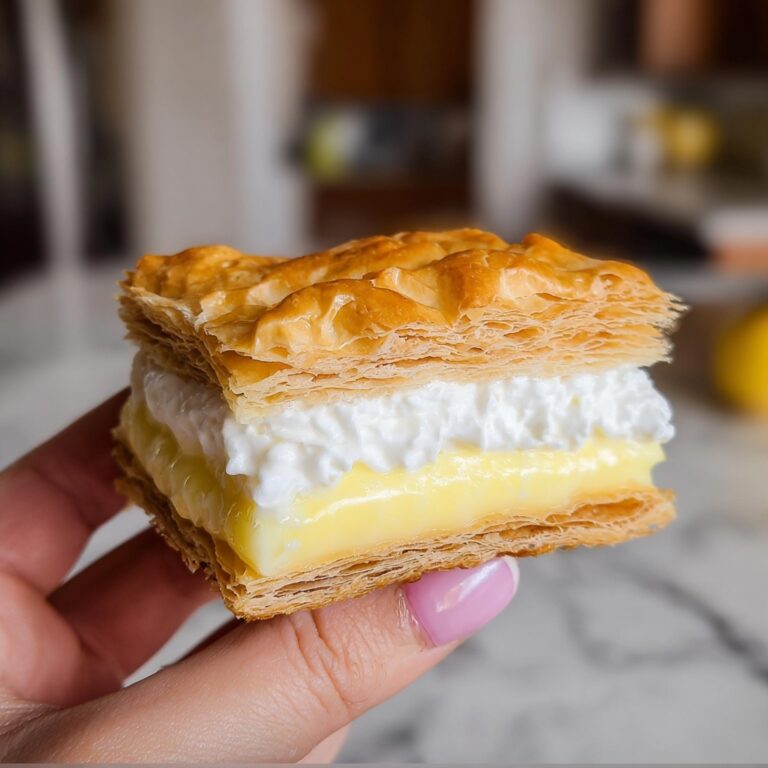 Almond Dacquoise Cream Clouds Recipe