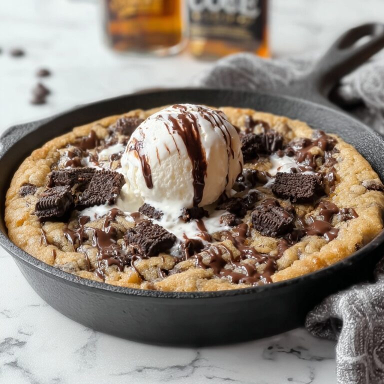 Cookies and Cream Skillet Cookie Recipe