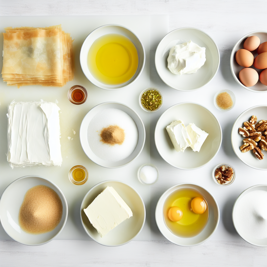 Baklava Cheesecake Bars Recipe - Recipe Image