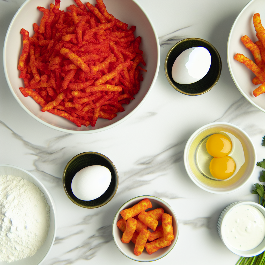 Hot Cheeto Mozzarella Sticks Recipe - Recipe Image