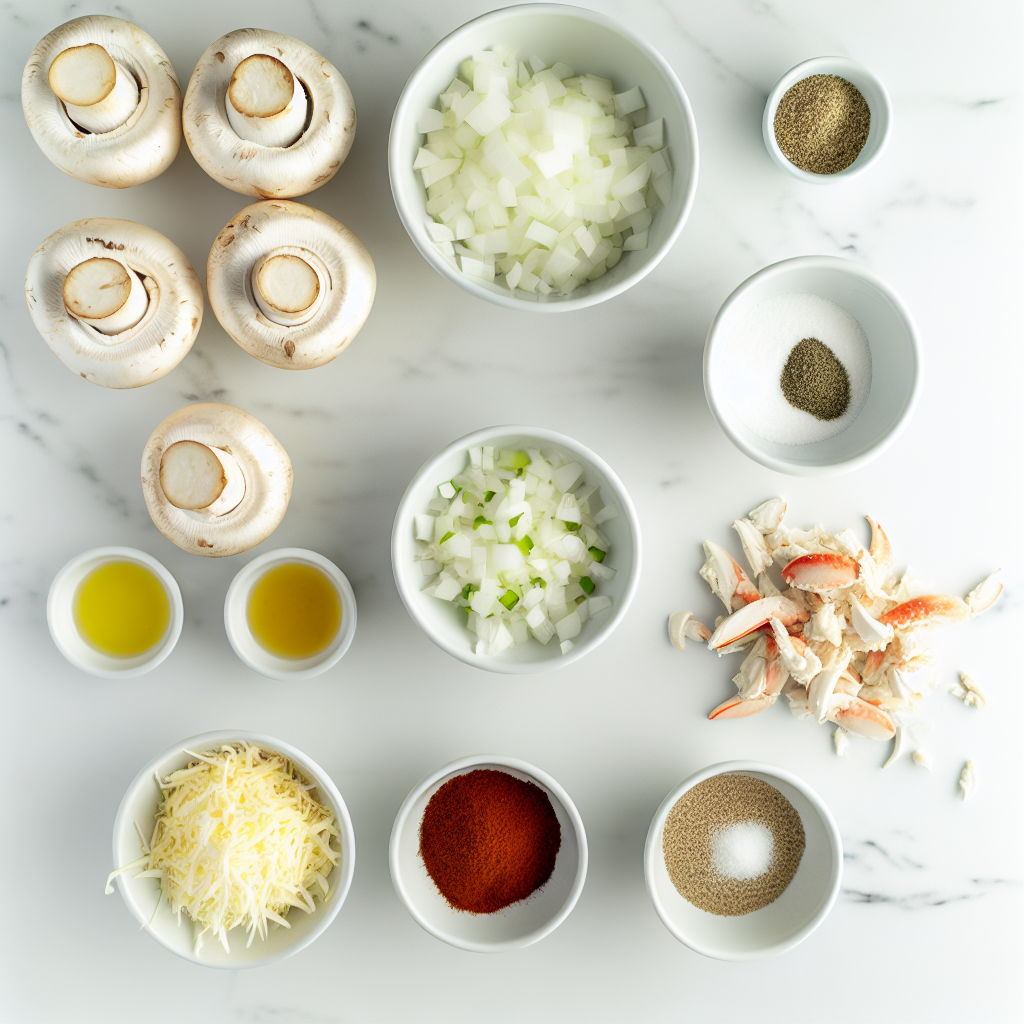 Crab Stuffed Mushrooms Recipe - Recipe Image