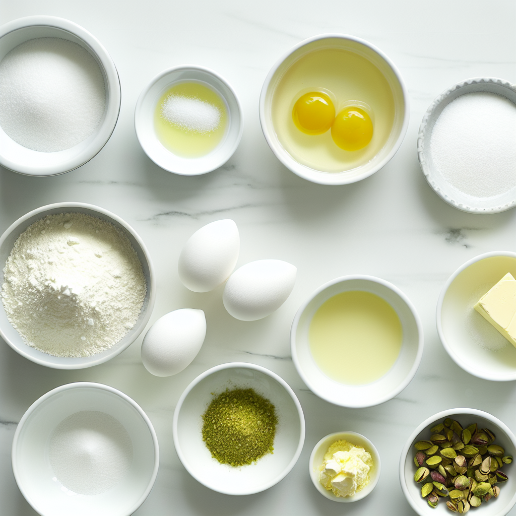 Lemon Pistachio Cake with Cream Cheese Frosting and Pistachio Milk Soak Recipe - Recipe Image