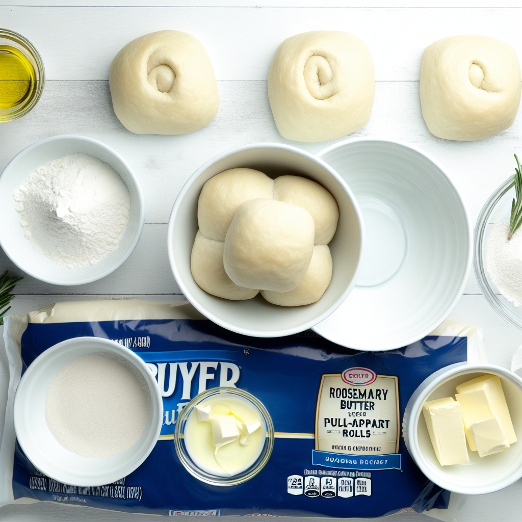 Rosemary and Butter Pull-Apart Rolls Recipe - Recipe Image