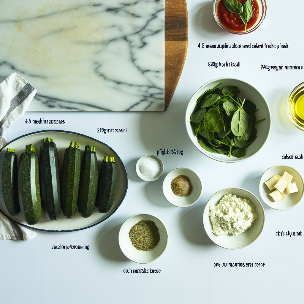 Vegan Zucchini Spinach Rollatini Recipe - Recipe Image