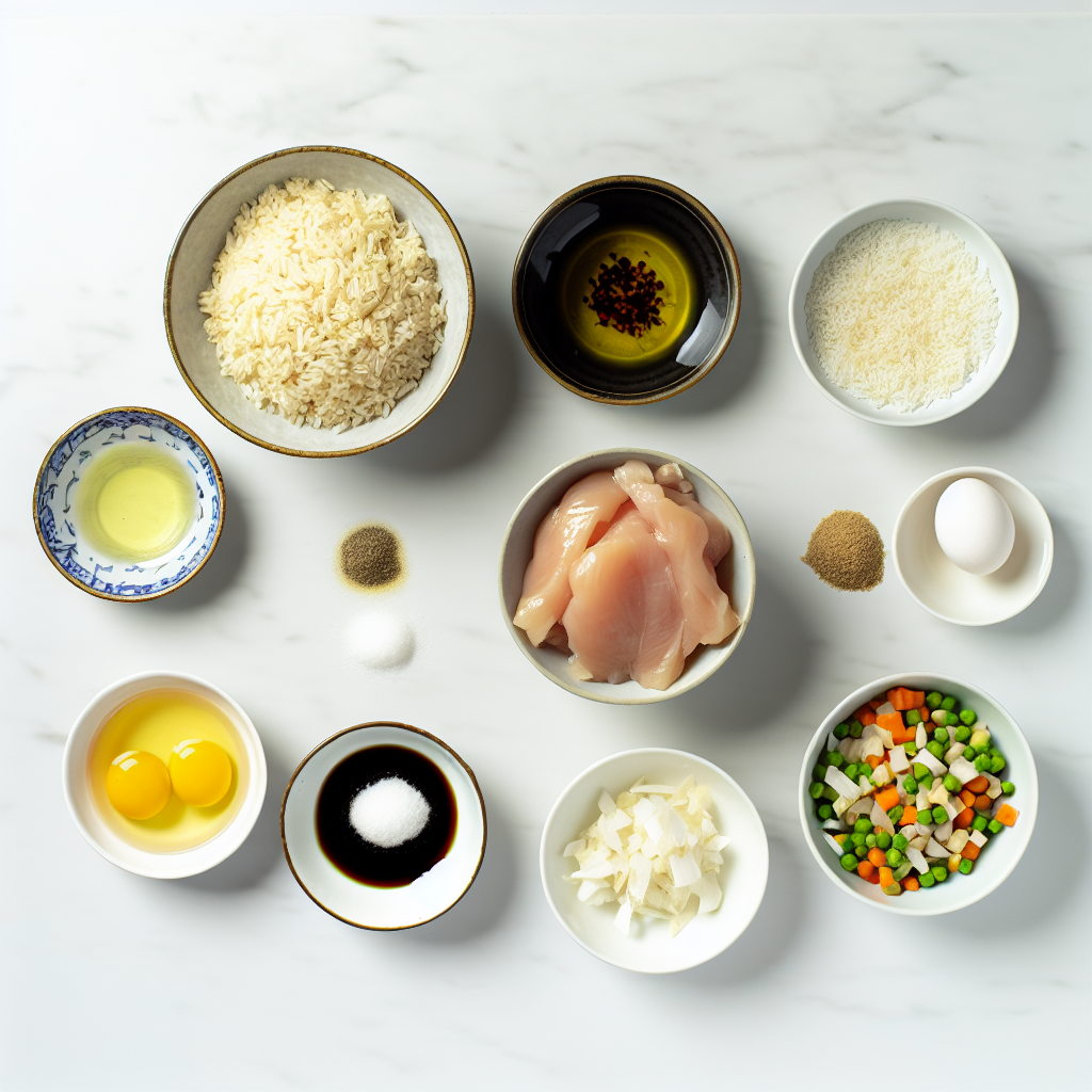 High Protein Crispy Garlic Chicken Fried Rice (Quick & Flavorful!) Recipe - Recipe Image