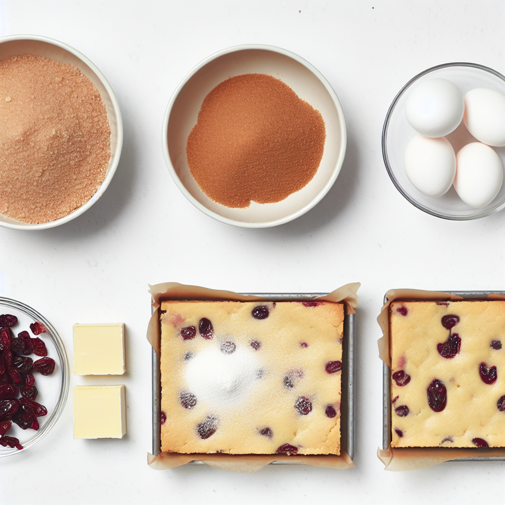 Cranberry Bliss Bars with White Chocolate Recipe - Recipe Image