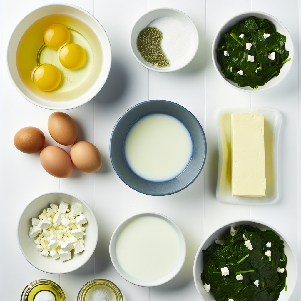 Spinach & Feta Omelette: A Healthy and Flavorful Breakfast Recipe - Recipe Image