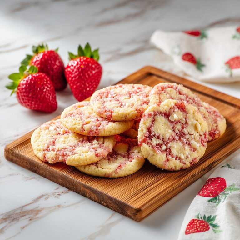Frosted Strawberry Crunch Cookies Recipe