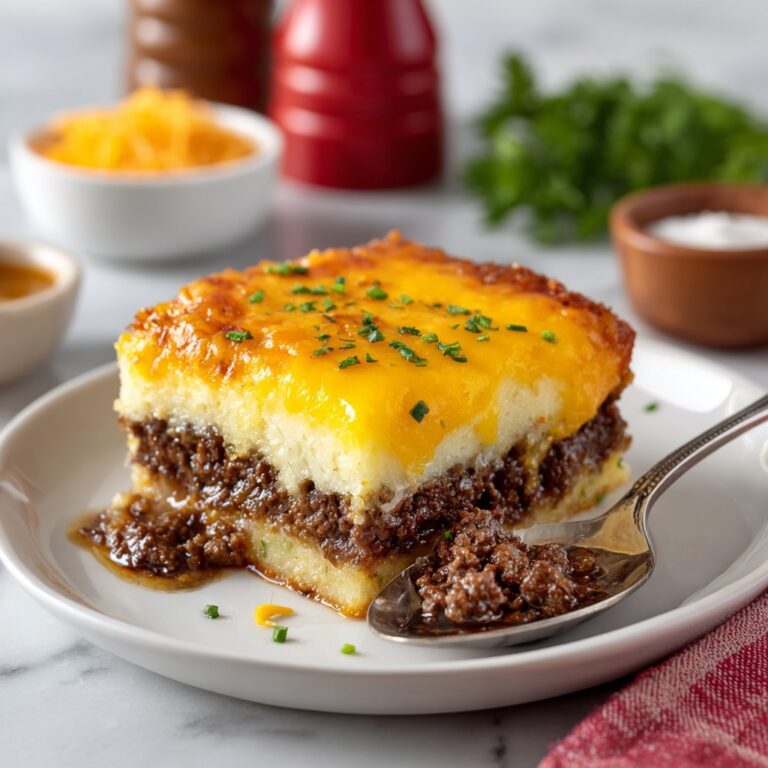 Crockpot Tater Tot Casserole with Ground Beef and Cheddar Recipe