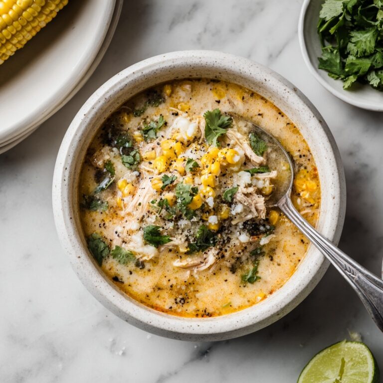 Mexican Street Corn Soup – A Cozy Twist on a Classic Recipe