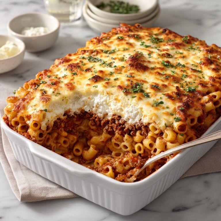 Cheesy Baked Ziti Recipe