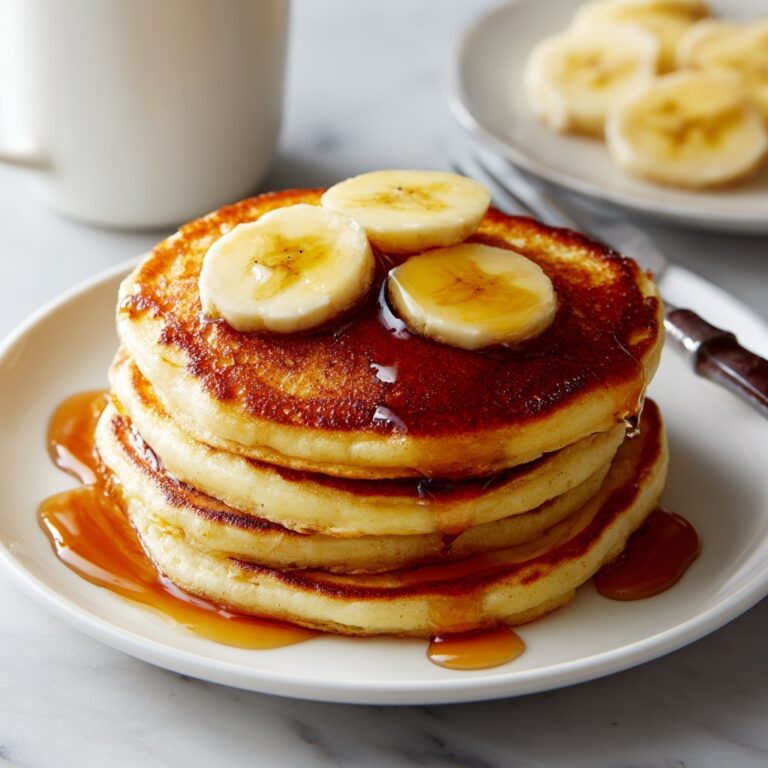 Fluffy Banana Pancakes Recipe