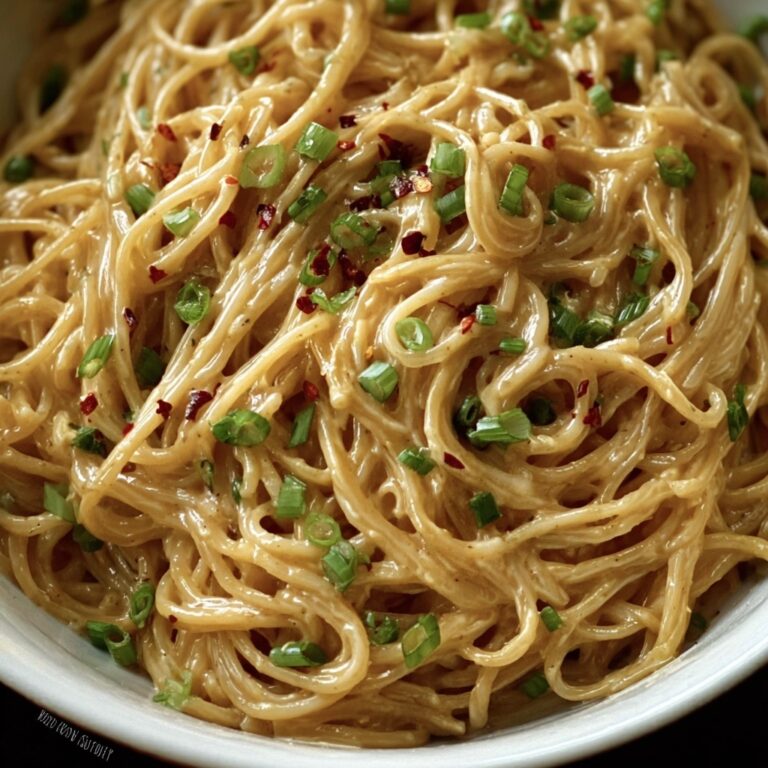 Sticky Peanut Butter Ramen Carbonara with Chili Crisp Recipe