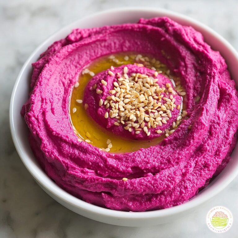 Fresh Radish Hummus: A Colorful and Creamy Dip Delight Recipe
