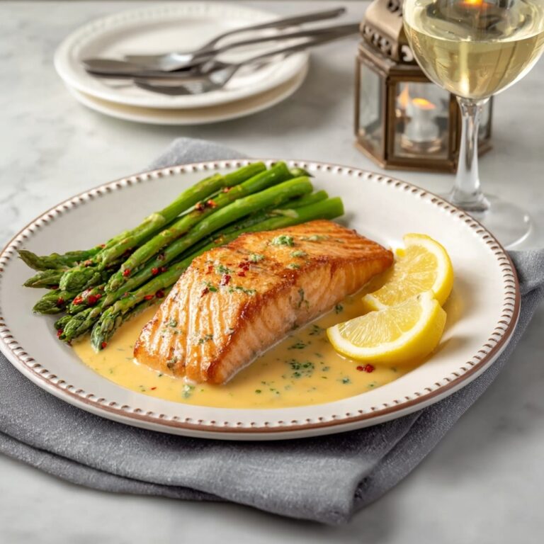 Grilled Salmon with Lemon Butter Sauce Recipe