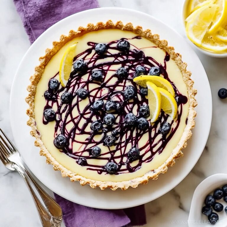 Lemon Blueberry Tart – A Creamy, Zesty Dessert Everyone Will Love Recipe