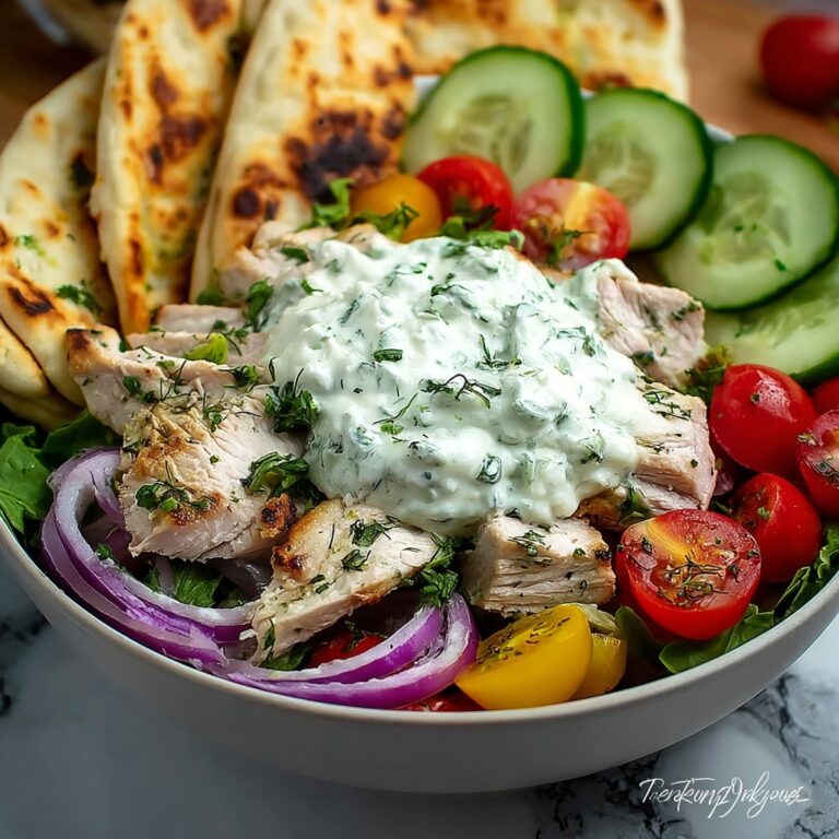 Tzatziki Chicken Salad – Fresh Mediterranean Delight Recipe