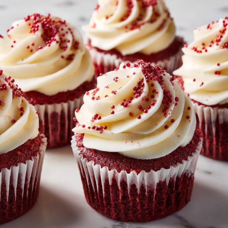 Red Velvet Cupcakes with Cream Cheese Frosting Recipe
