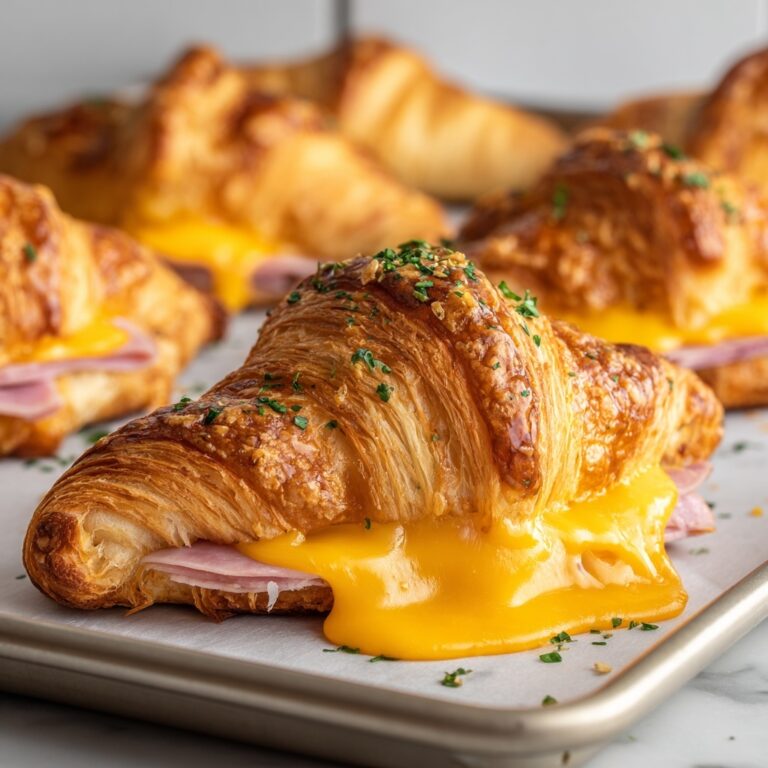 Ham and Cheddar Crescent Roll-Ups Recipe