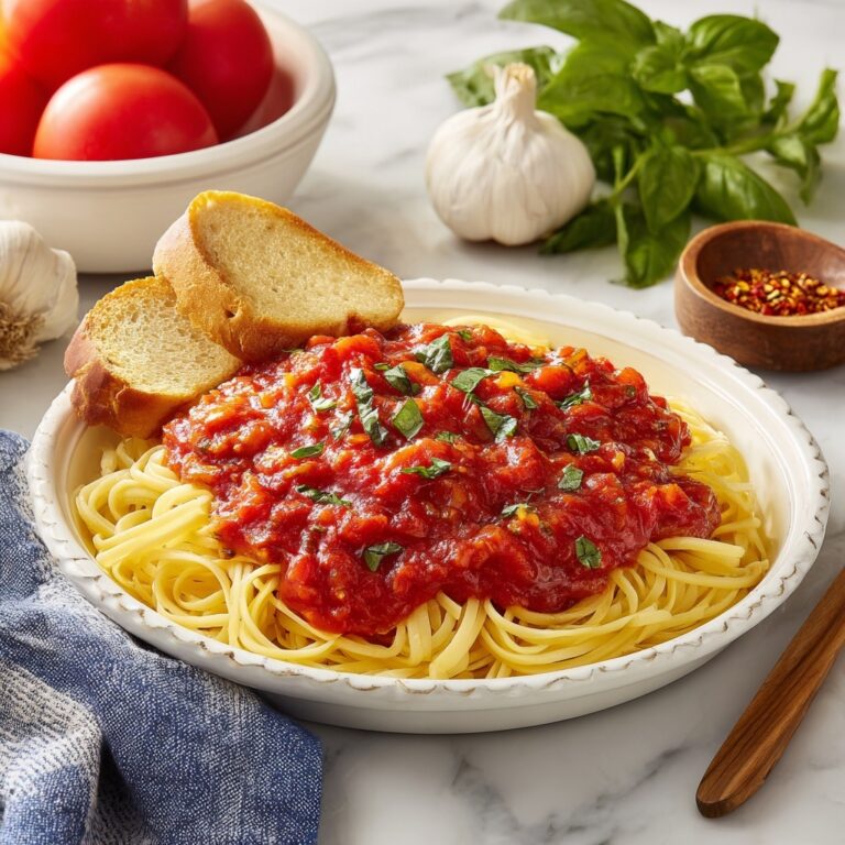Fresh Homemade Tomato Sauce Recipe