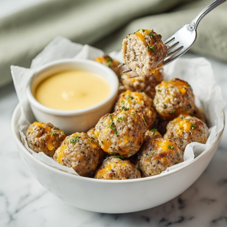 Cheesy Sausage Balls Recipe