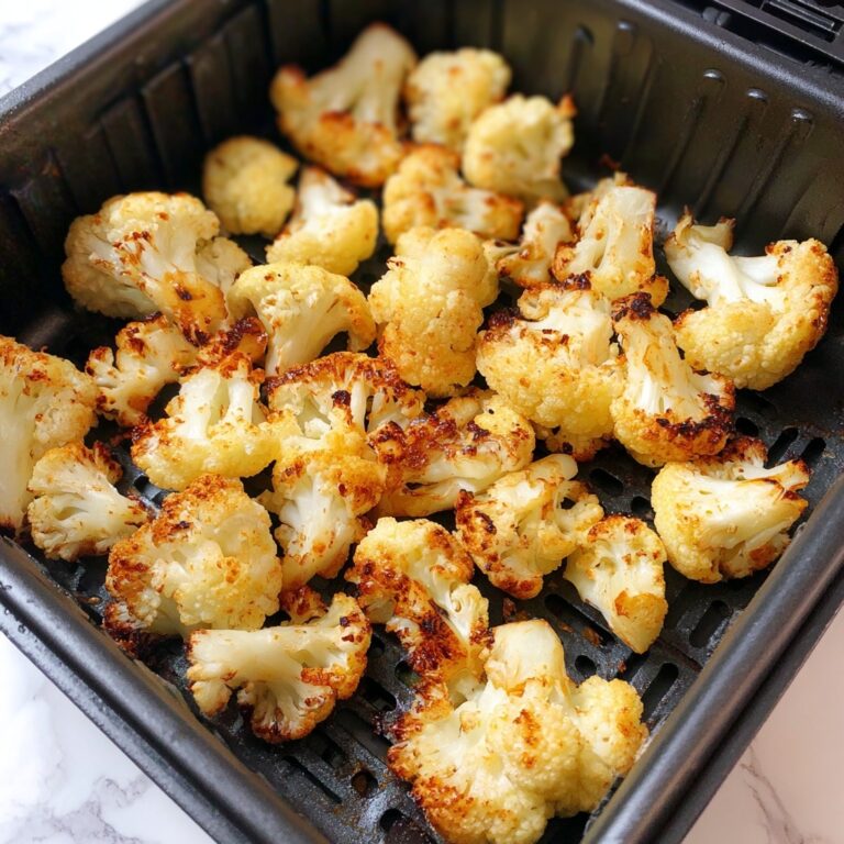 Air Fryer Cauliflower with Lemon and Spices Recipe