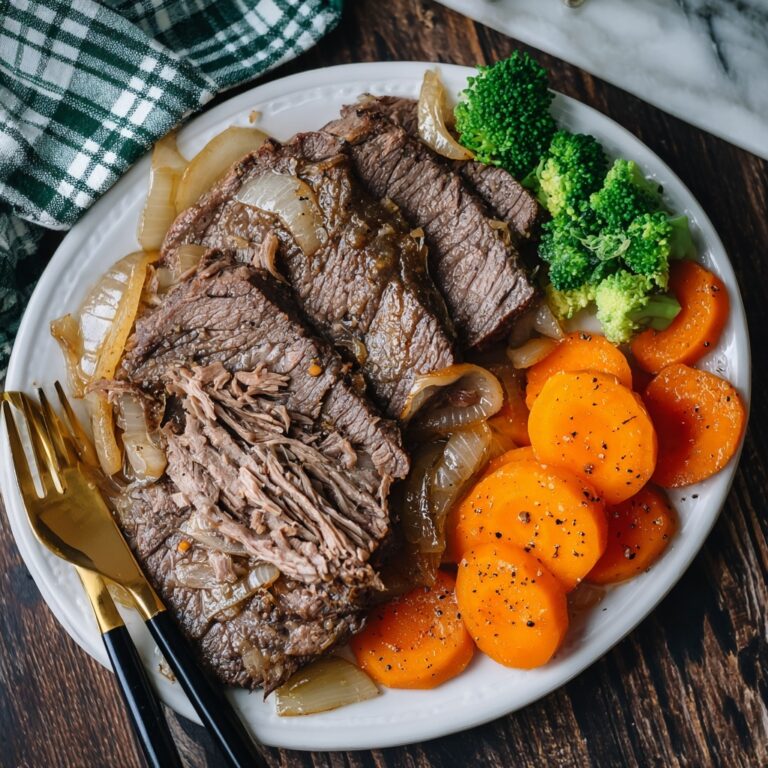 Easy Crock Pot Beef Roast (Slow Cooker Pot Roast) + VIDEO Recipe