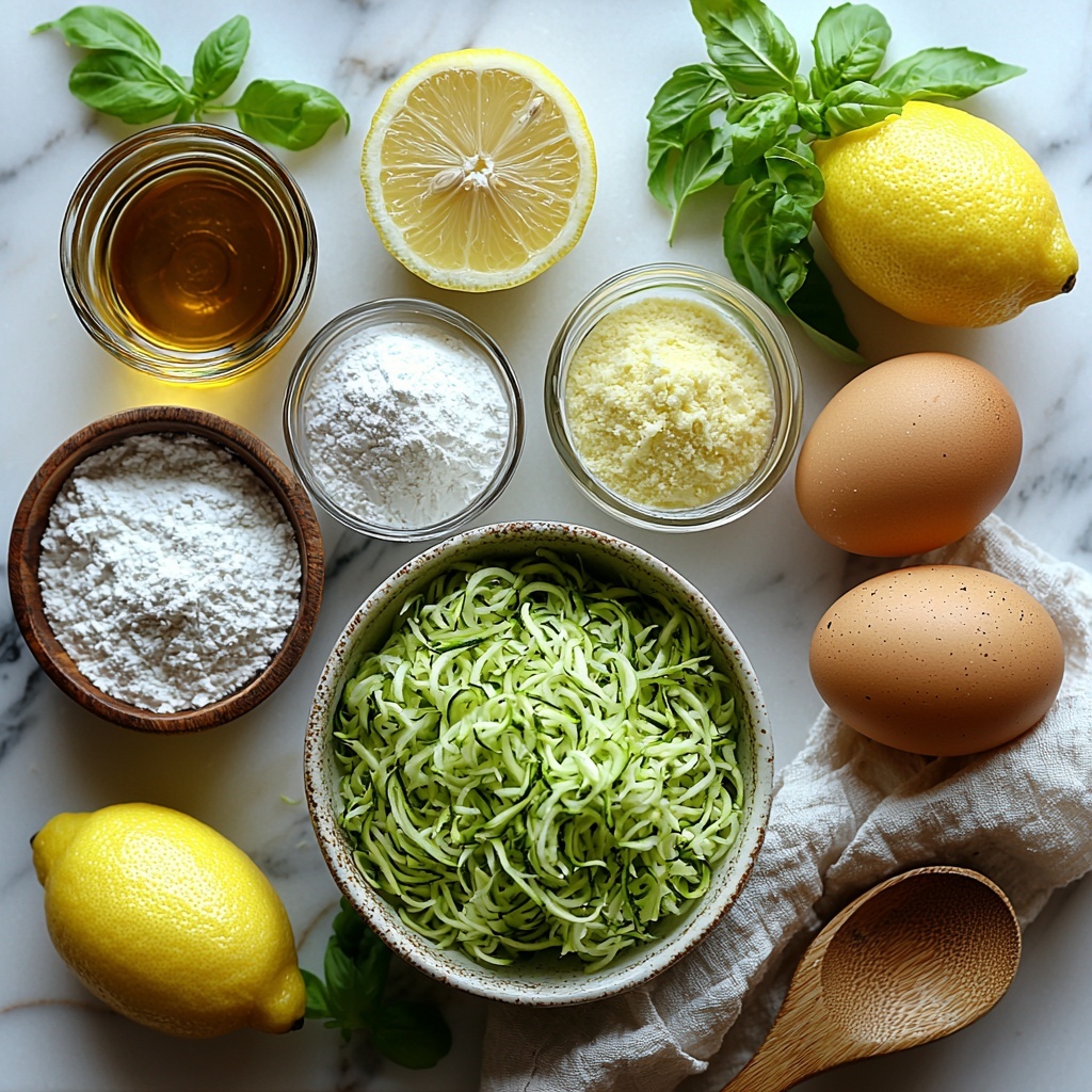crab meat in a small rustic bowl, bright red diced bell pepper scattered neatly nearby, finely grated creamy Monterey Jack cheese in a small heap, golden breadcrumbs sprinkled artfully on a wooden surface, a cracked large egg with glossy yolk visible, fresh green chopped dill and parsley sprigs arranged delicately, bright yellow lemon wedges placed beside a small glass of lemon juice, clean large white mushroom caps with smooth texture, a small dish of golden olive oil glistening under soft light, coarse salt crystals and freshly ground black peppercorns in tiny bowls, all ingredients spaced evenly on a clean light wood table with natural daylight casting gentle shadows, emphasizing vibrant colors and contrasting textures, minimalistic and airy composition, fresh and inviting atmosphere, overhead shot, top down view, flat lay photography, professional food styling --ar 1:1 --q 2 --s 750 --v 6.1