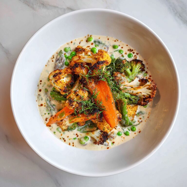 Creamy Winter Vegetable Casserole with Cheddar and Tater Tots Recipe