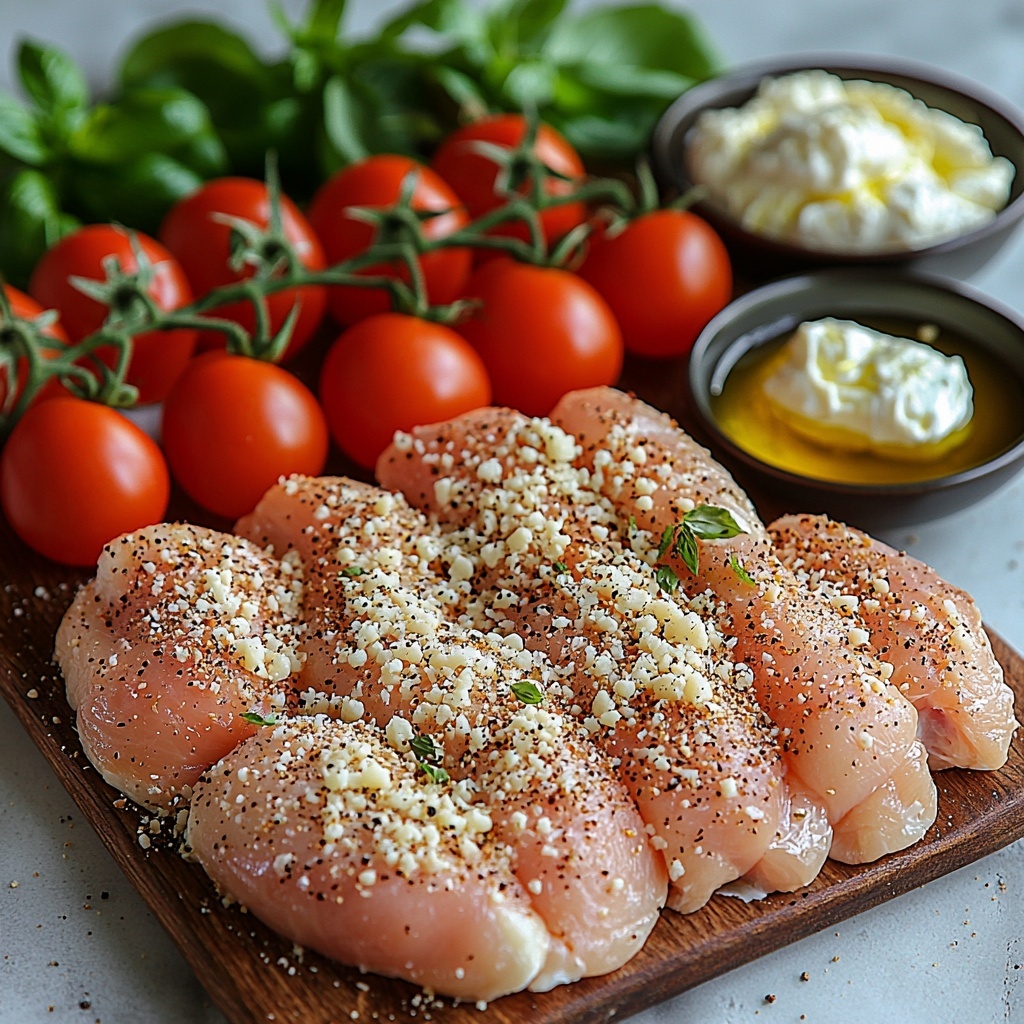 16 ounces softened cream cheese in a smooth block, next to a small glass bowl of white granulated sugar, a tiny dish with clear vanilla extract, and a pinch of coarse salt spread delicately on a white ceramic spoon. Nearby, three large fresh eggs with smooth brown shells arranged neatly, a small bright bowl filled with finely grated yellow lemon zest or orange zest showing vibrant citrus color. A clear glass measuring cup with thick, glossy white heavy cream, alongside a small mound of fine white all-purpose flour on a rustic wooden scoop. Two small bowls filled with plump fresh raspberries and blackberries, deep red and dark purple hues contrasting beautifully. All ingredients placed on a clean white marble surface with soft natural light casting gentle shadows, styled with minimal props, a linen napkin folded casually in the corner, enhancing textures and colors for inviting, crisp, and airy food photography. Overhead shot, top down view, flat lay photography, professional food styling --ar 1:1 --q 2 --s 750 --v 6.1