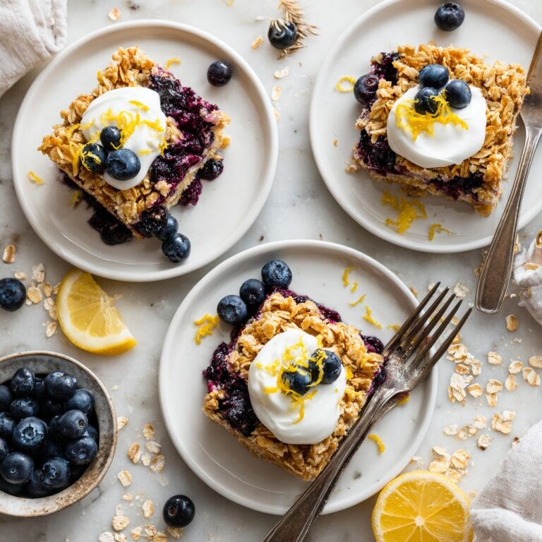 Healthy Baked Oatmeal with Fresh Berries and Bananas Recipe
