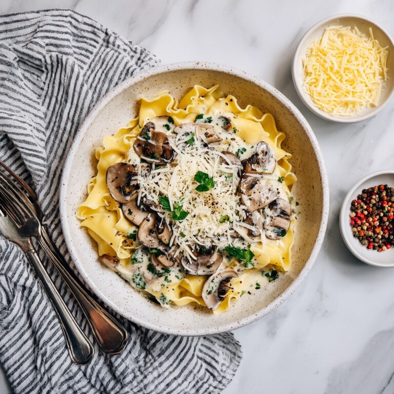 Creamy Mushroom Pasta Recipe
