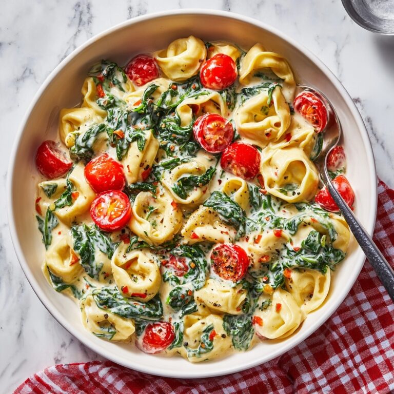 Creamy Spinach Tortellini Recipe