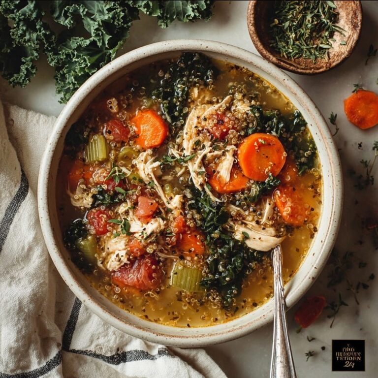 Chicken Quinoa Soup With Vegetables Recipe