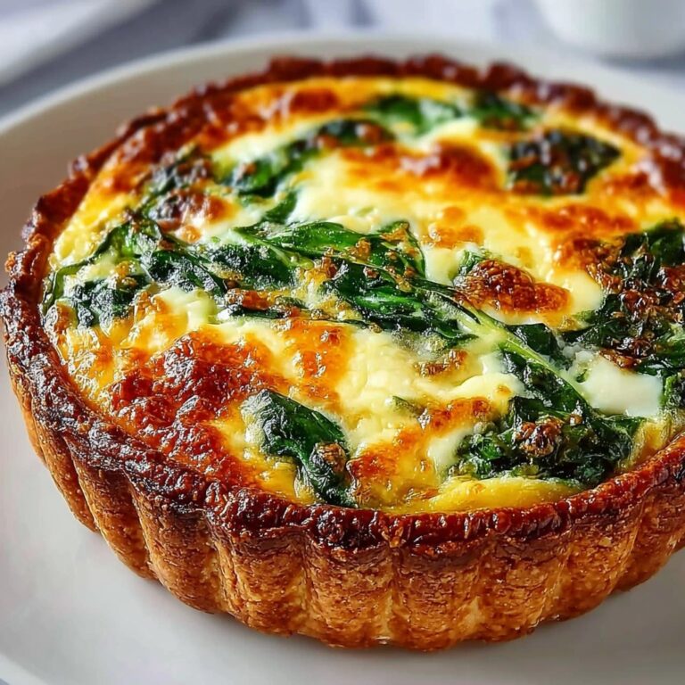 Delicious Cottage Cheese and Spinach Crustless Quiche Recipe