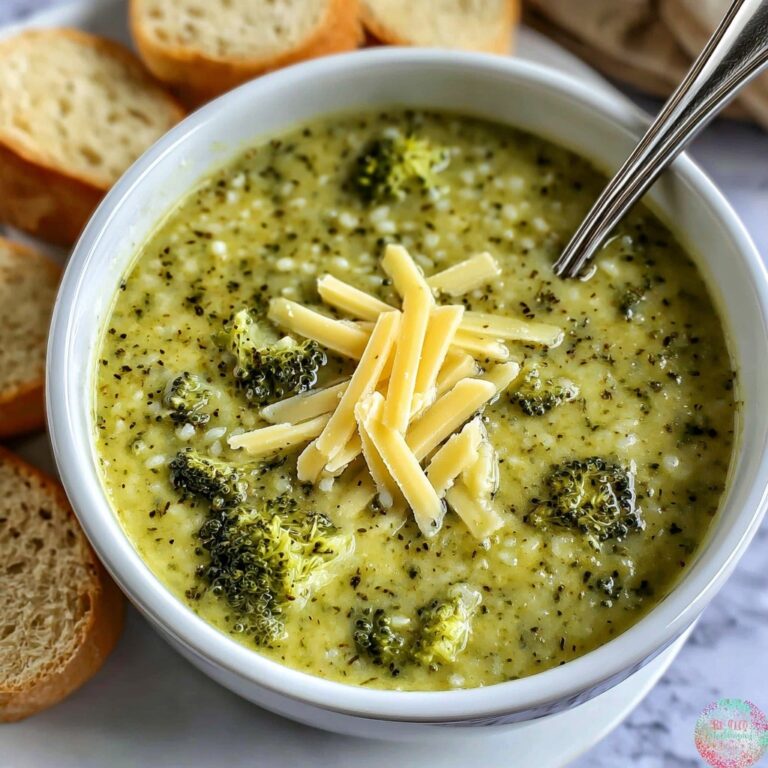 Garlic Italian Broccoli Soup Recipe