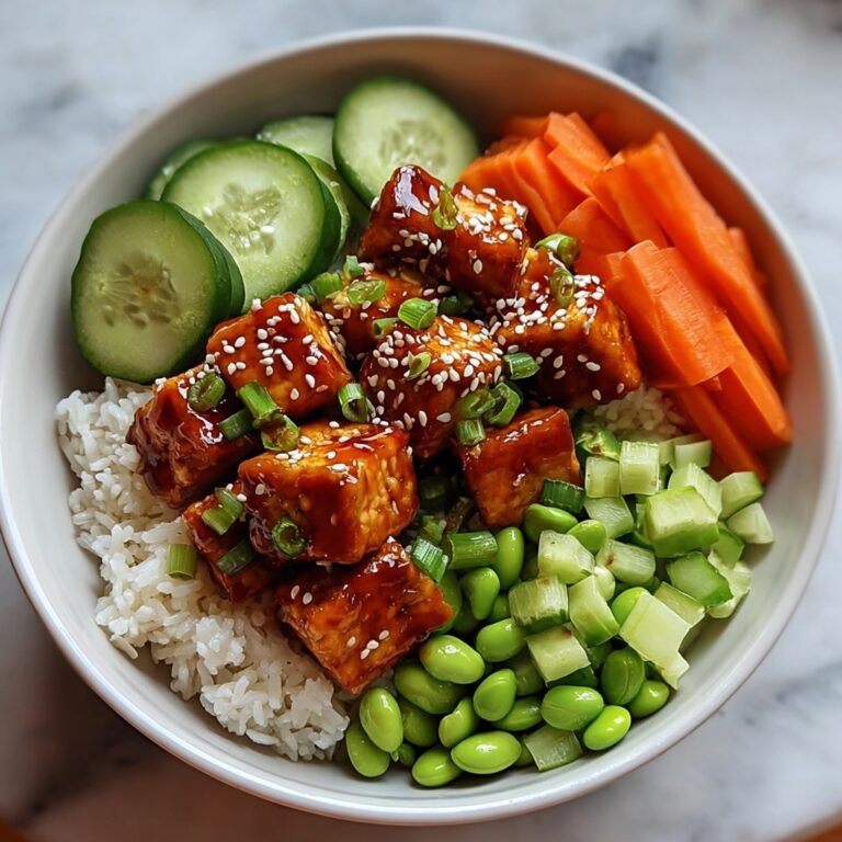 Honey & Soy Tofu Poke Bowl for a Fresh Twist Recipe