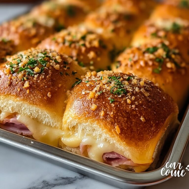 Ham Cheese Pretzel Sliders with Dijon Brown Sugar Butter Recipe