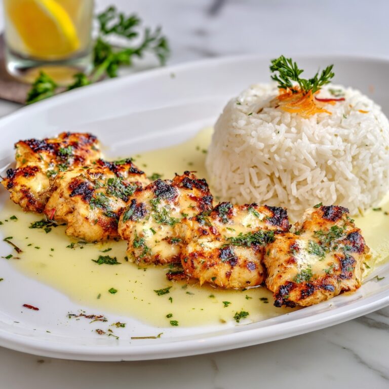 Chicken Scampi with Garlic Parmesan Rice Recipe