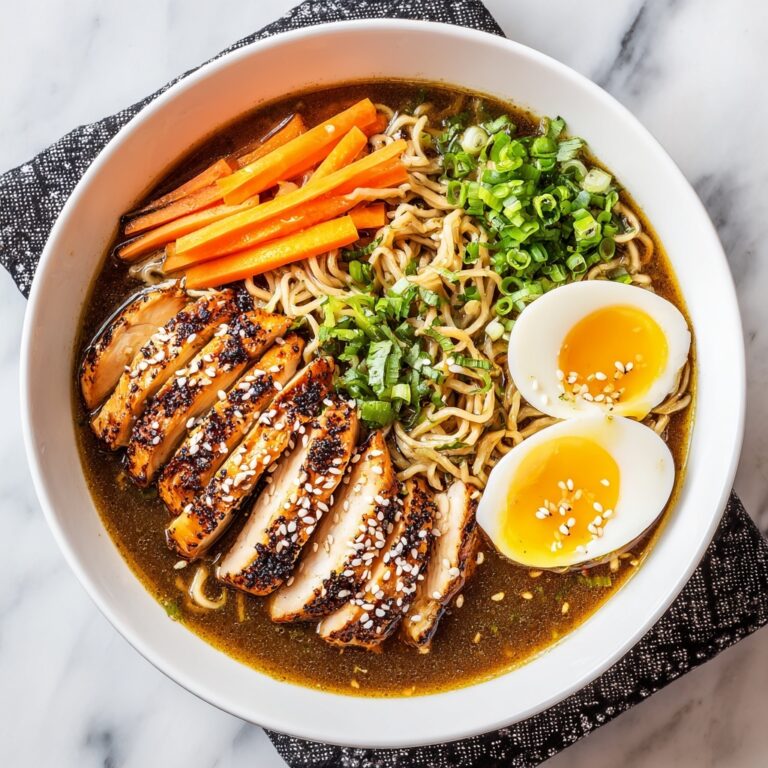 Irresistible Teriyaki Chicken Ramen Bowl with Veggies & Eggs Recipe