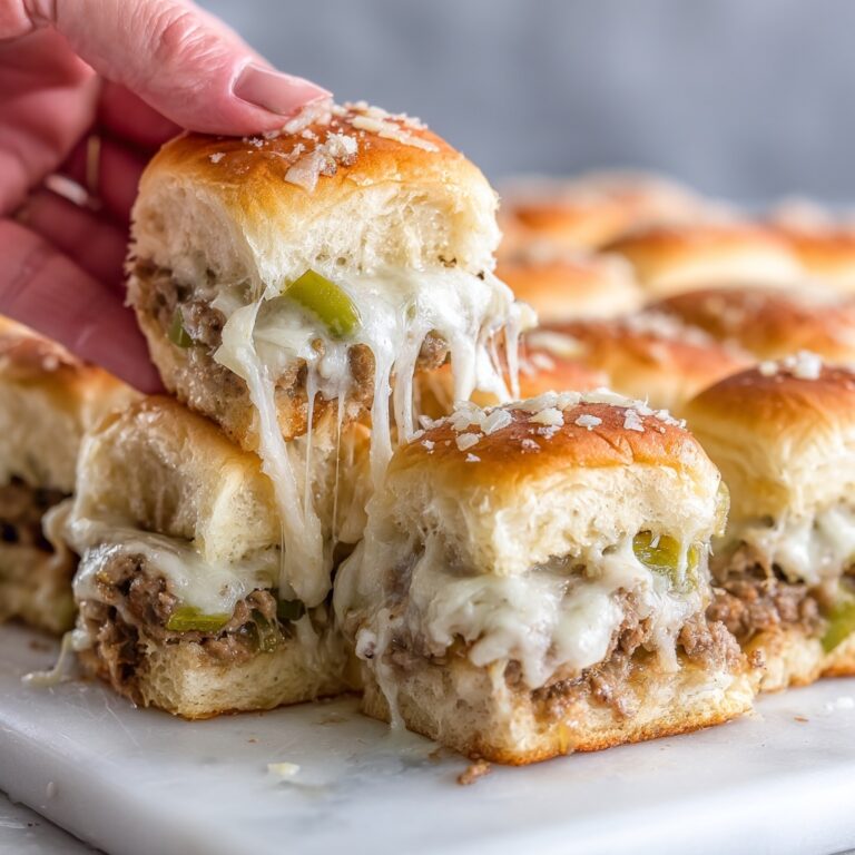 Philly Cheesesteak Sliders Recipe