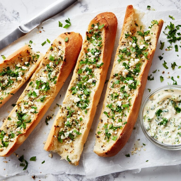 Garlic Butter Flatbread Recipe