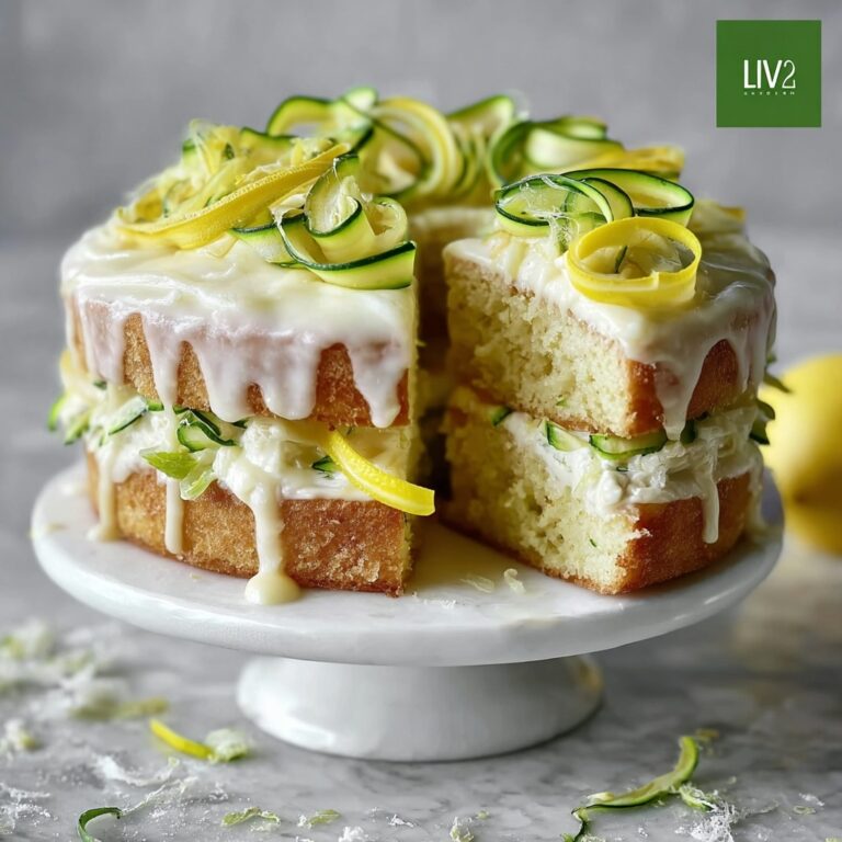 Lemon Zucchini Cake Recipe