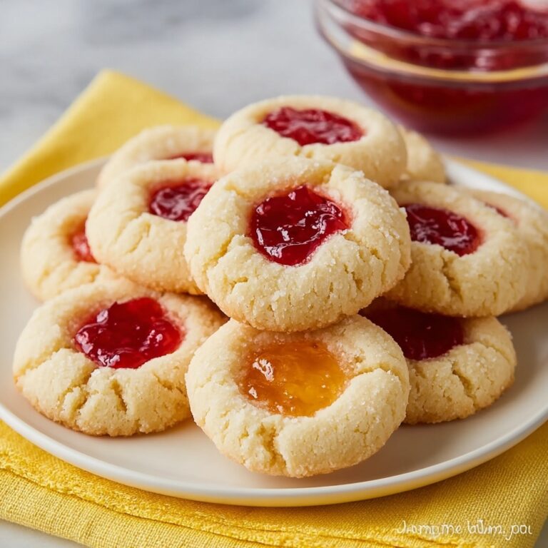 Jam Filled Butter Cookies Recipe